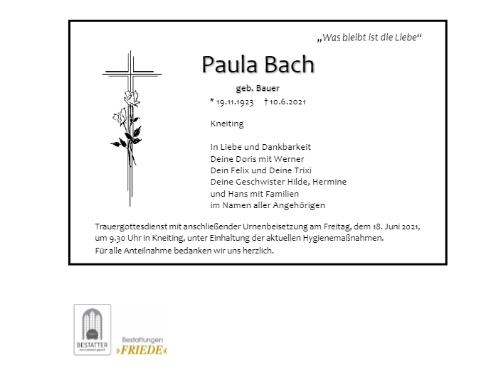 Paula Bach