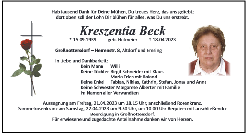 Kreszentia Beck