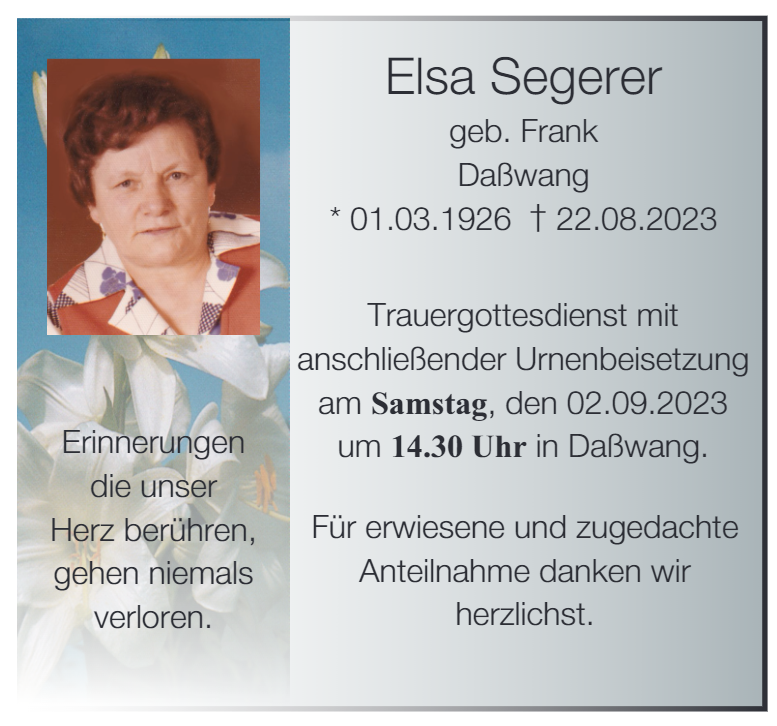 Elsa Segerer
