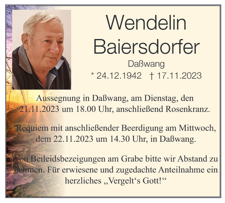 Wendelin Baiersdorfer