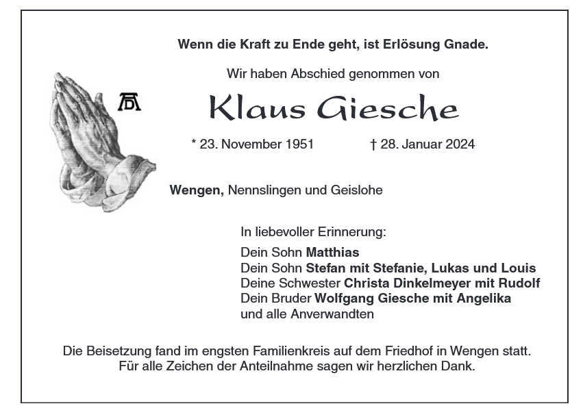 Giesche Klaus