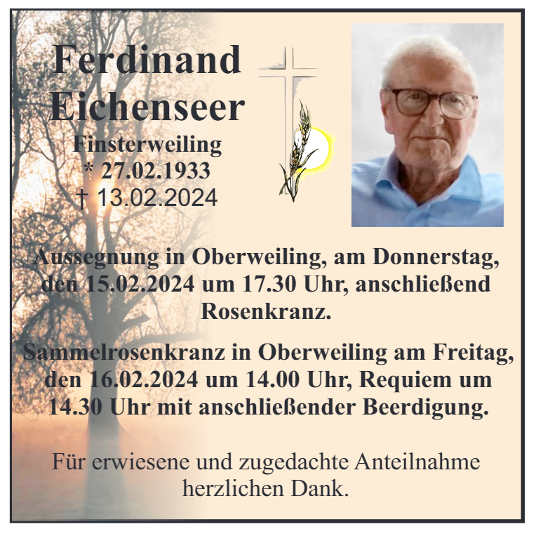 Ferdinand Eichenseer aus Finsterweiling