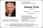 Johann Tratz aus Unterrohrenstadt