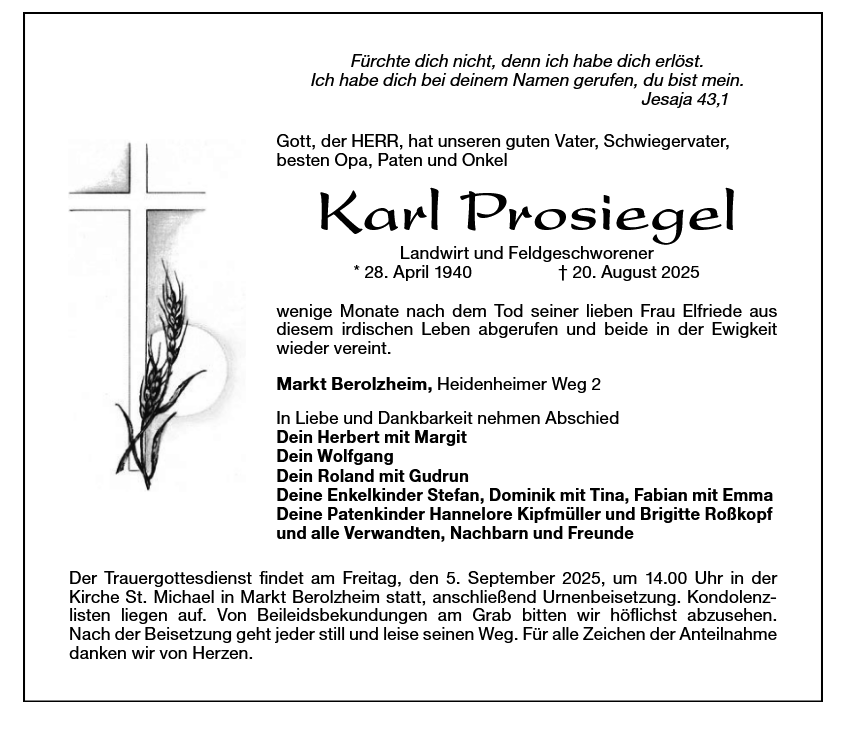 Prosiegel Karl