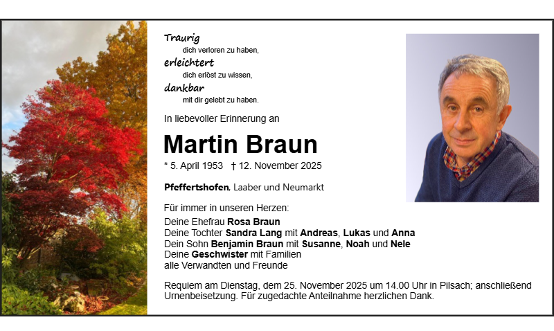 Martin Braun aus Pfeffertshofen