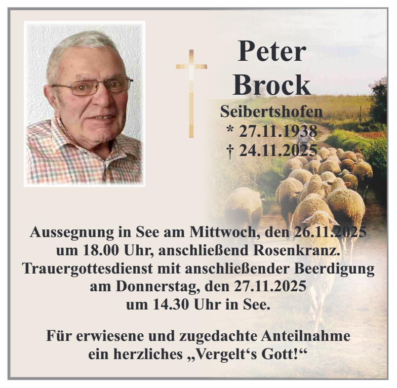 Peter Brock aus Seibertshofen
