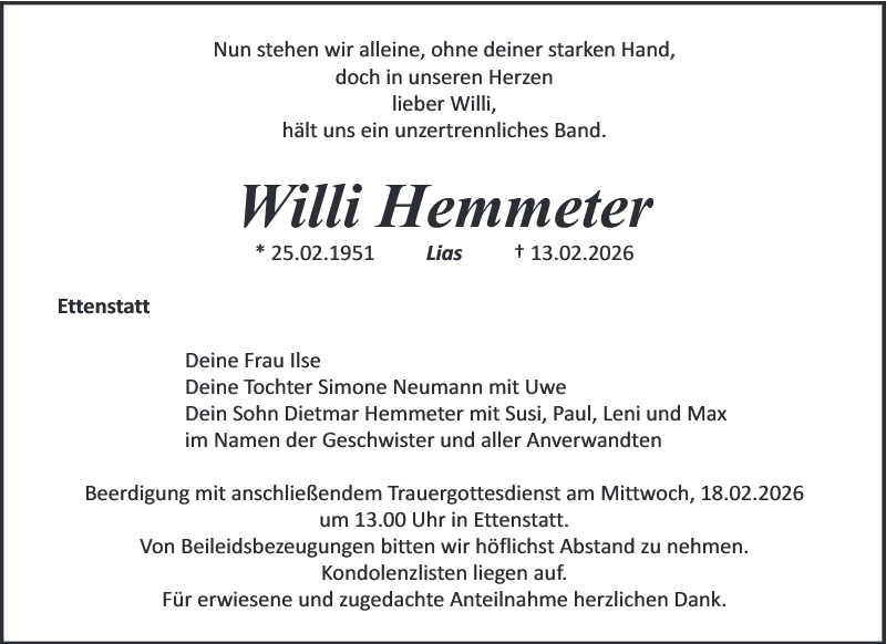 Willi Hemmeter