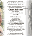 Grete Balscher