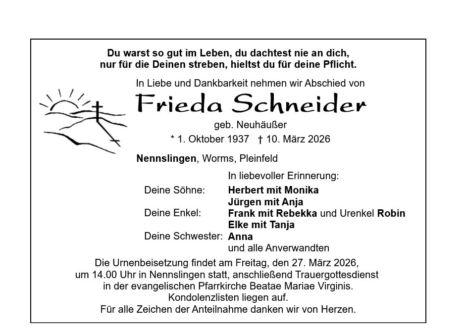 Schneider Frieda