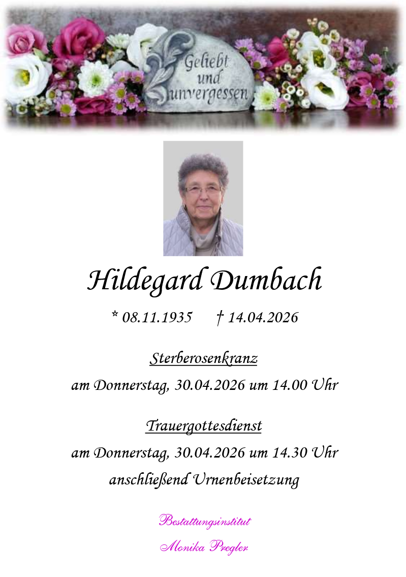 Dumbach Hildegard