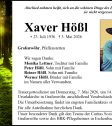 Hößl Xaver