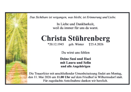 Christa Stührenberg