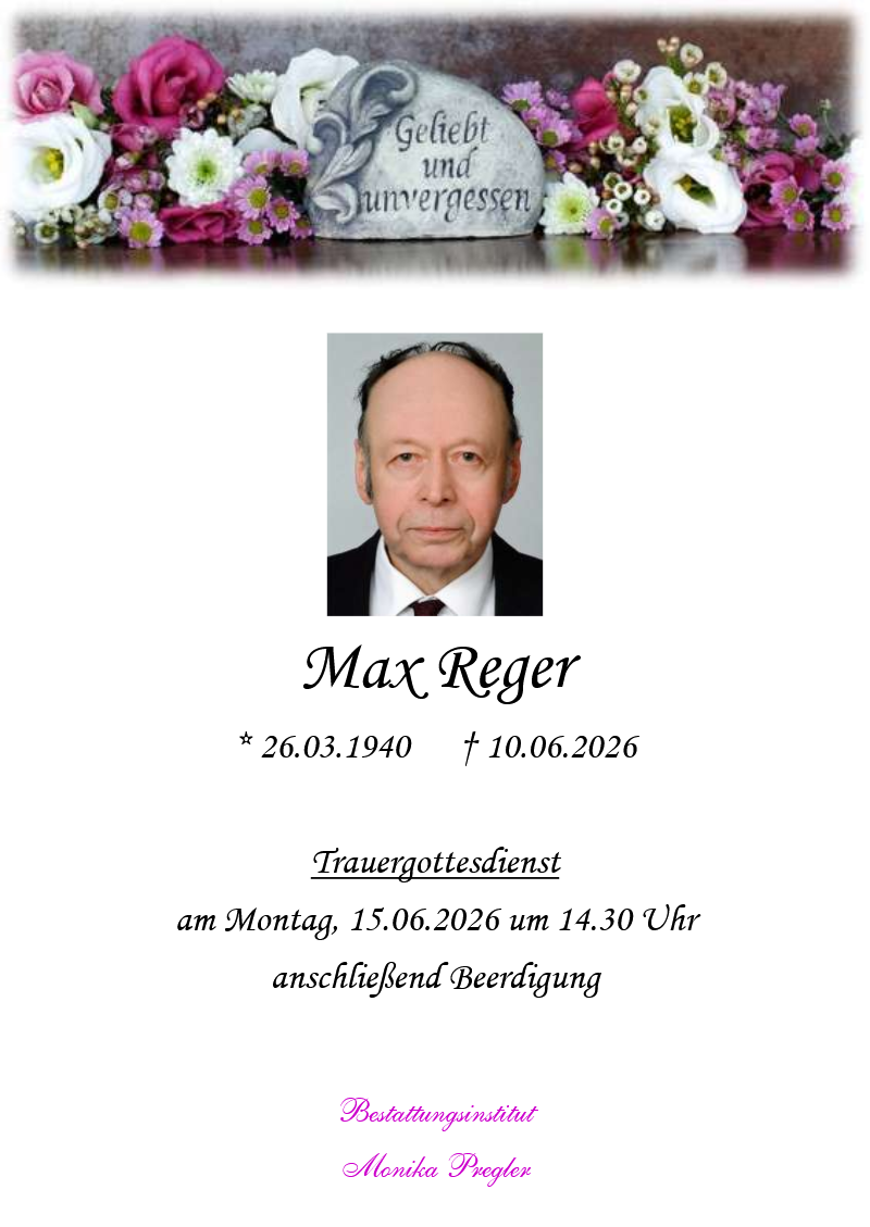Reger Max