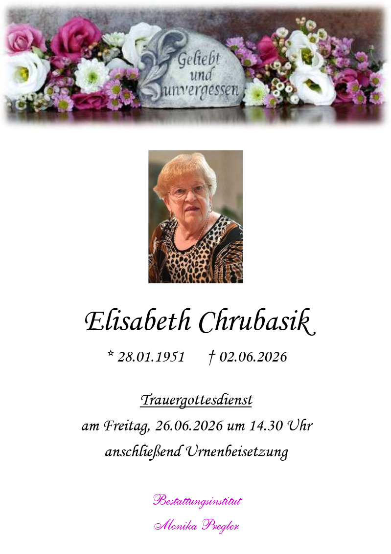 Chrubasik Elisabeth 