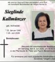 Sieglinde Kallmünzer