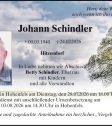Johann Schindler aus Hitzendorf