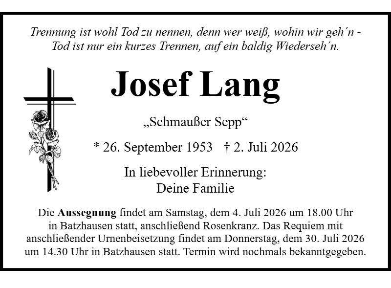 Josef Lang