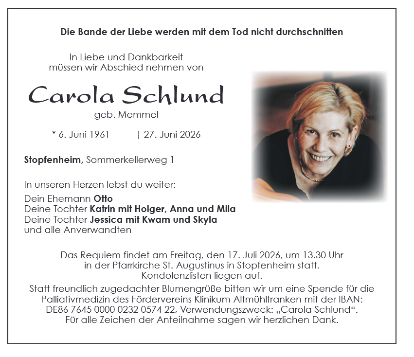 Schlund Karolina