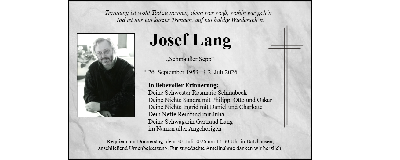 Josef Lang