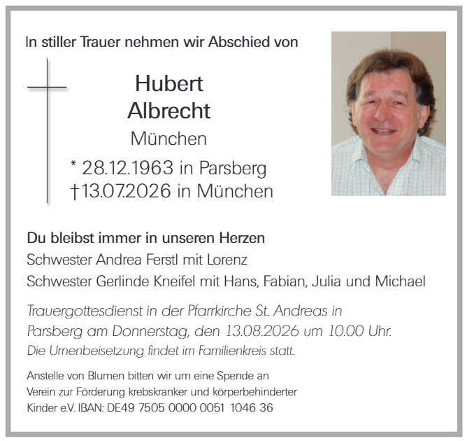 Hubert Albrecht aus München