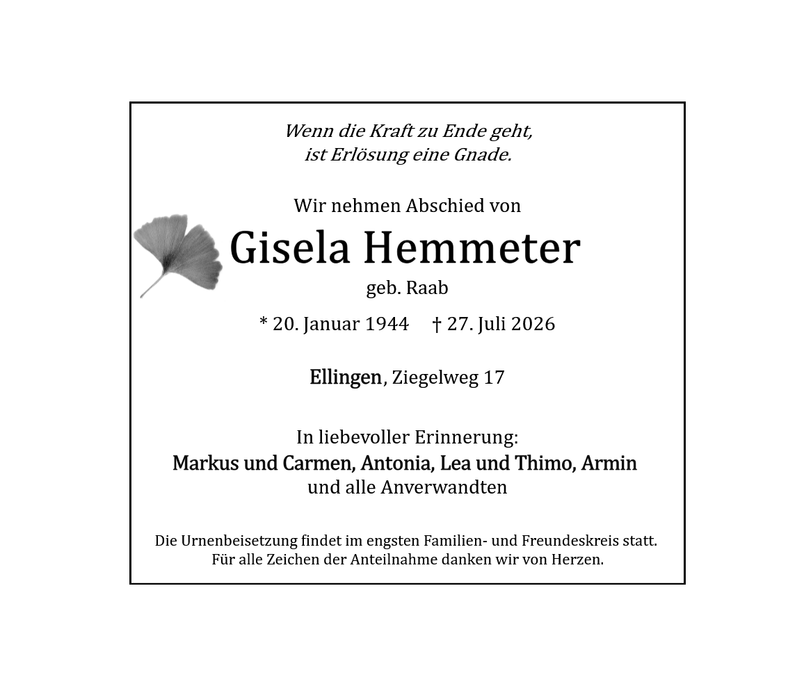 Hemmeter Gisela