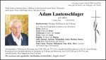 Adam Lautenschlager aus Reichertswinn