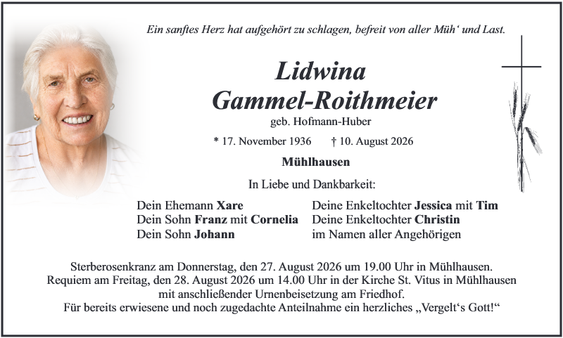 Lidwina Gammel-Roithmeier