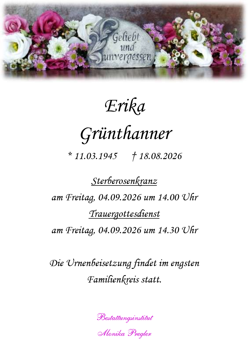 Grünthanner Erika 
