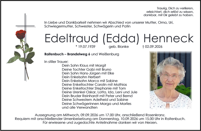 Edeltraud (Edda) Henneck