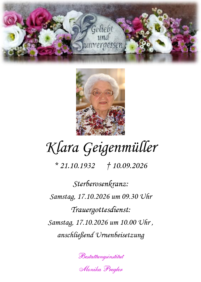 Geigenmüller Klara